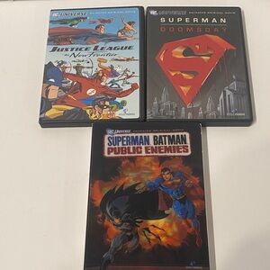 Animated DC Universe Movie Collection Lot of 3